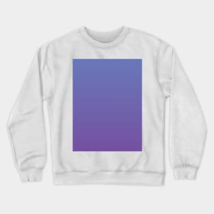 Violet Blue to Purple Ombre Fade Sunset Gradient Crewneck Sweatshirt